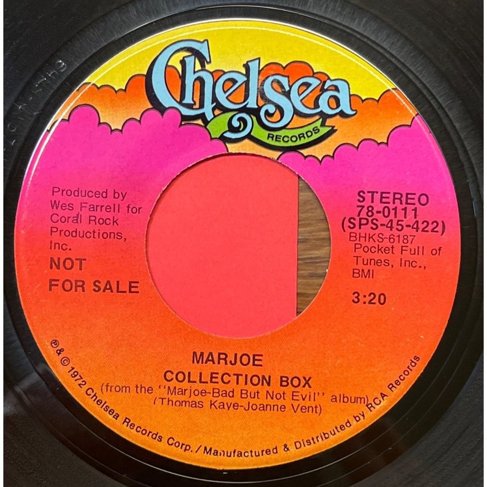 Marjoe Collection Box 45 Country Promo Chelsea 78-0111